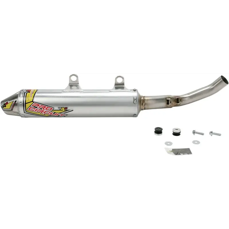SLIP-ON MUFFLER/SILENCER T-4 STAINLESS ALUMINIUM ATV