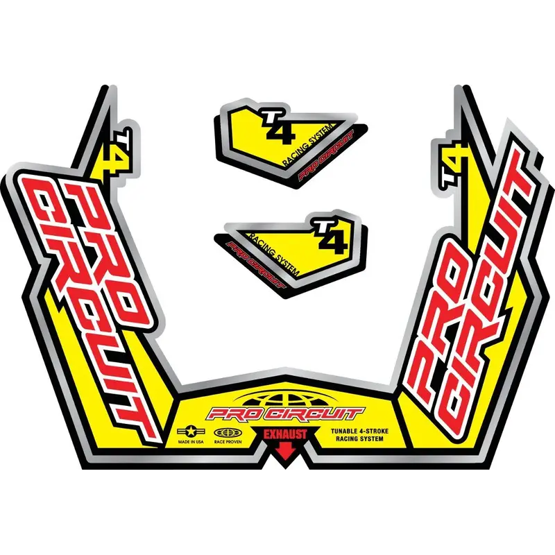 DECAL LOGO STICKER KIT T-4R GP