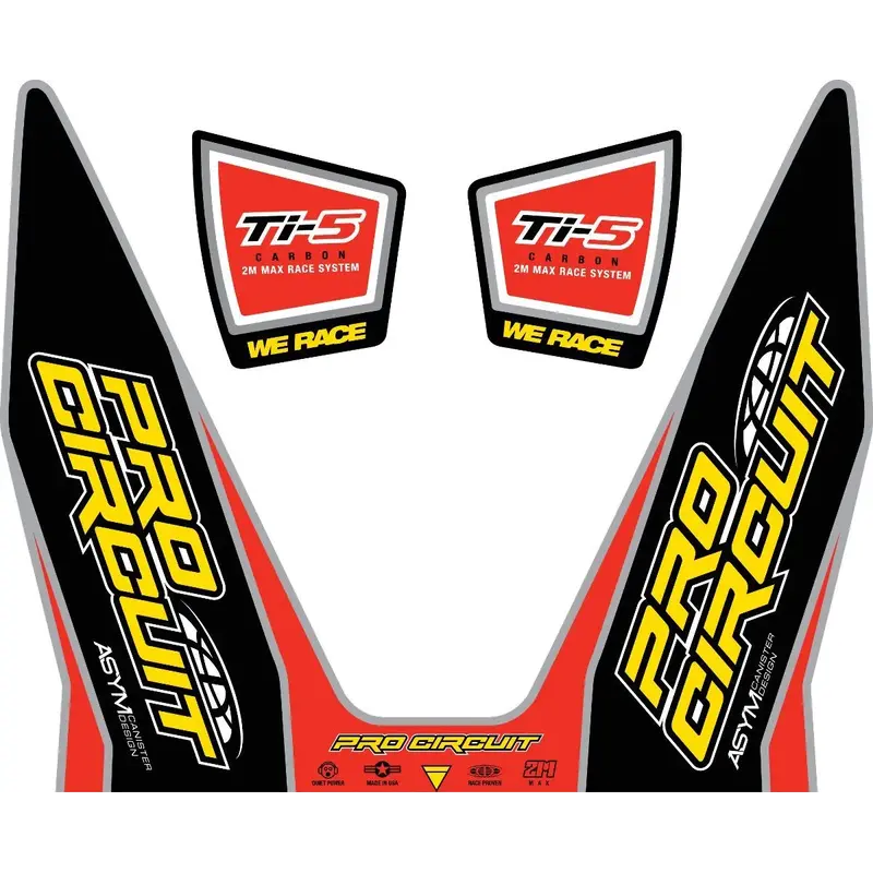 DECAL LOGO STICKER KIT Ti-5