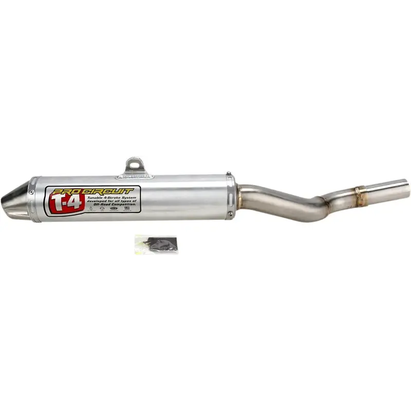 SLIP-ON MUFFLER/SILENCER T-4 STAINLESS ALUMINIUM
