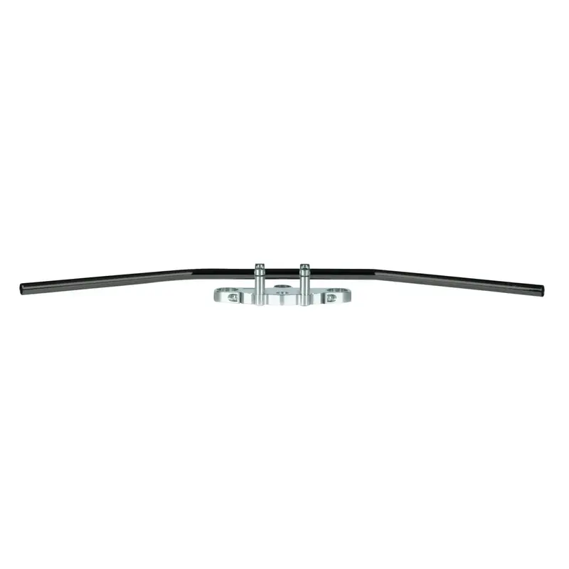 HANDLEBAR DRAGBAR LONG STEEL 22 BLACK