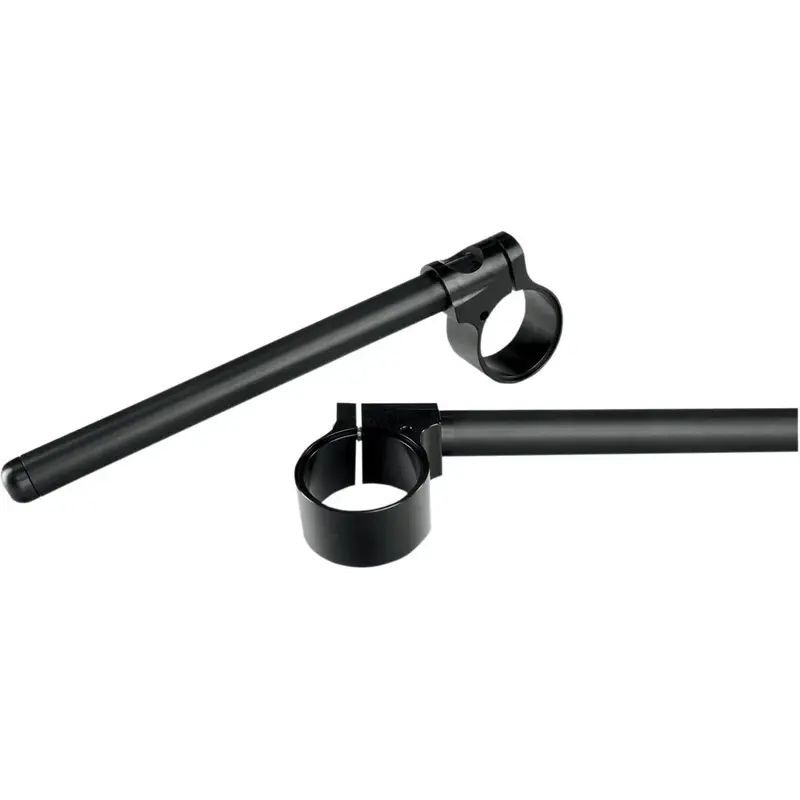 CLIP-ON-RACING-SET ALUMINIUM 45MM BLACK