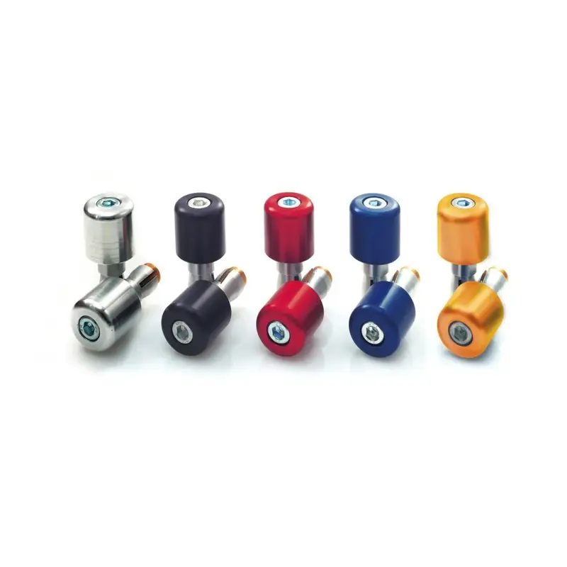 HANDLEBAR END 12MM MINI ALUMINIUM BLUE