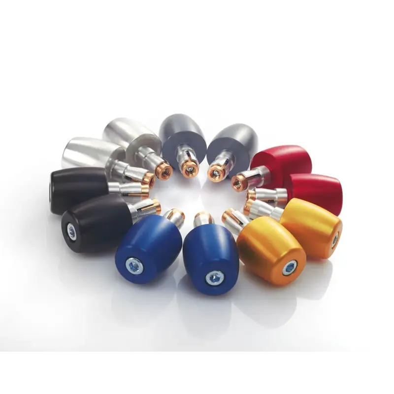 HANDLEBAR END 12MM CLASSIC ALUMINIUM BLUE