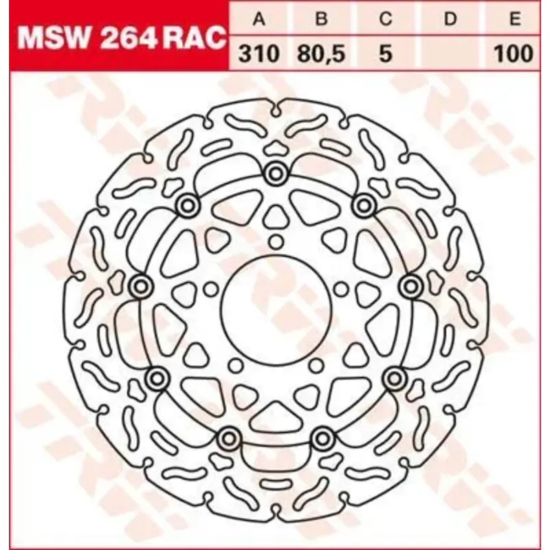 BRAKE ROTOR FLOATING 310 RAC-DESIGN