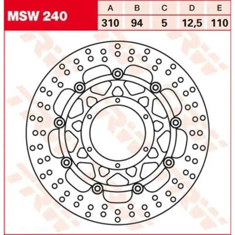 BRAKE ROTOR FLOATING STANDARD-DESIGN
