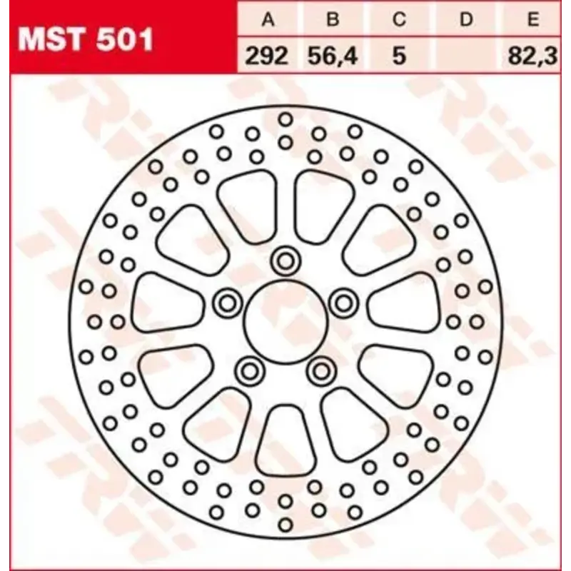 BRAKE ROTOR ROUND FIXED 292 REAR