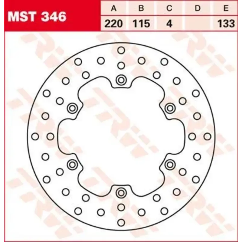 BRAKE ROTOR FIXED ROUND