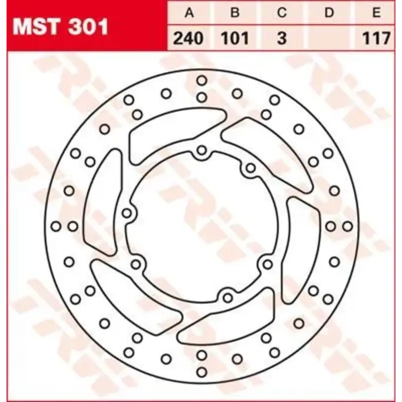 BRAKE ROTOR FIXED ROUND