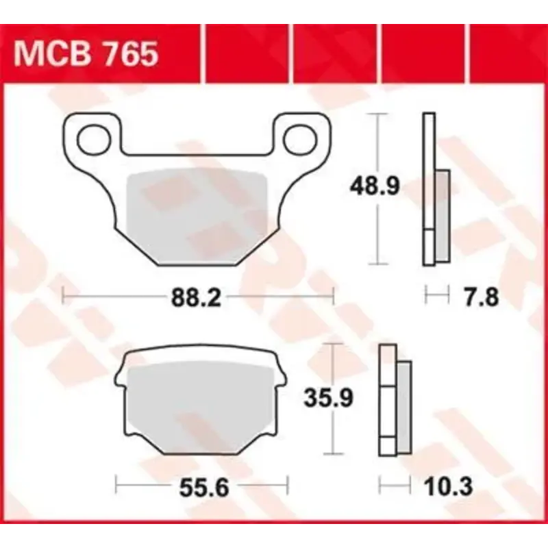 BRAKE PAD ALLROUND ORGANIC