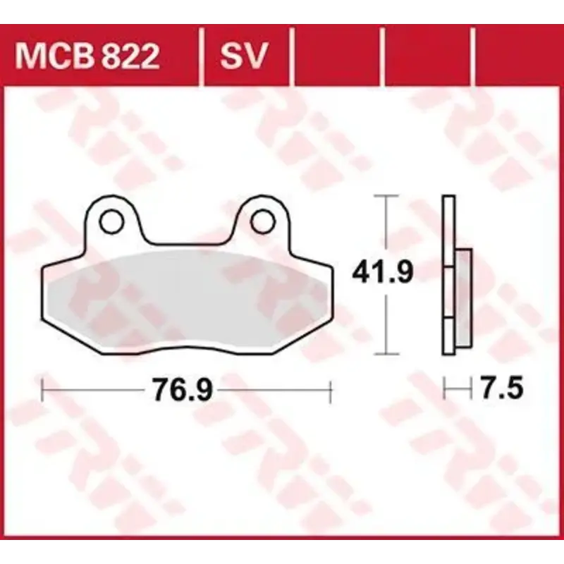 BRAKE PAD ALLROUND ORGANIC