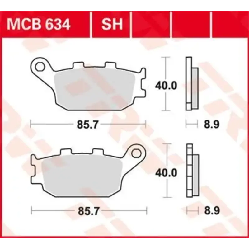 BRAKE PAD ALLROUND ORGANIC