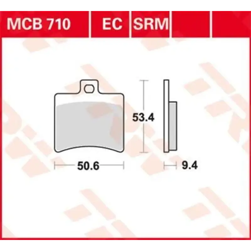 BRAKE PAD ALLROUND ORGANIC