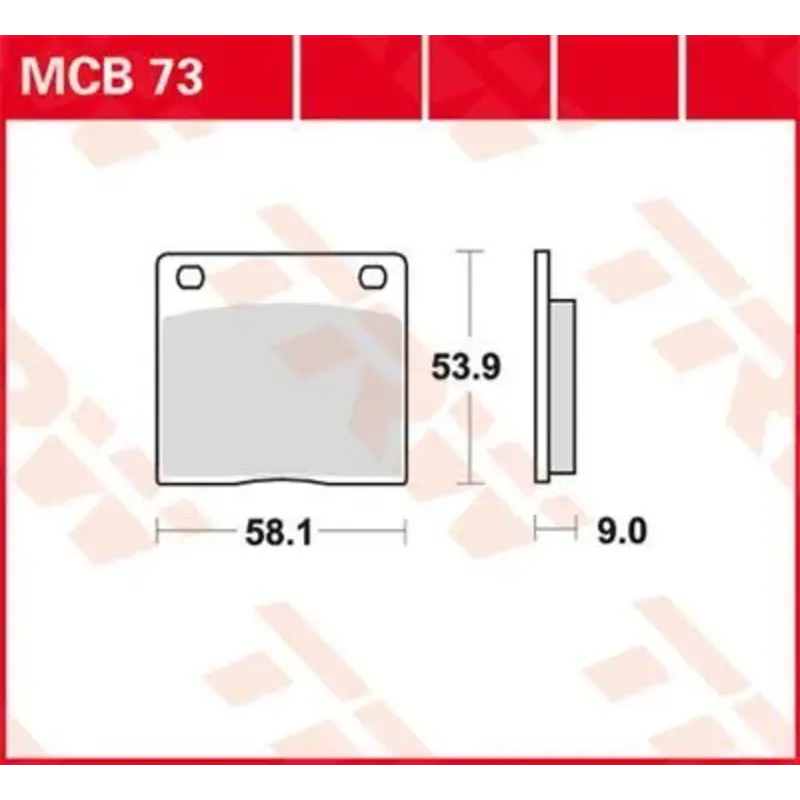 BRAKE PAD ALLROUND ORGANIC