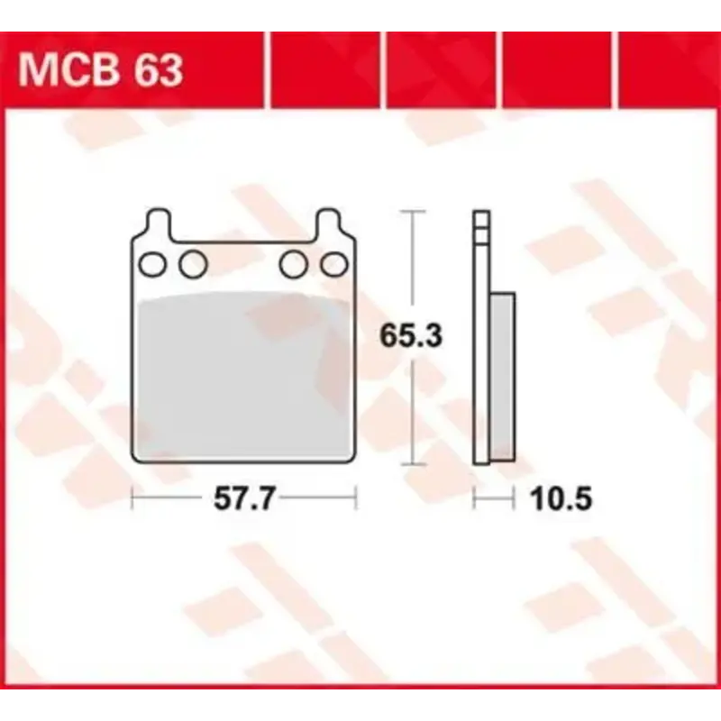 BRAKE PAD ALLROUND ORGANIC