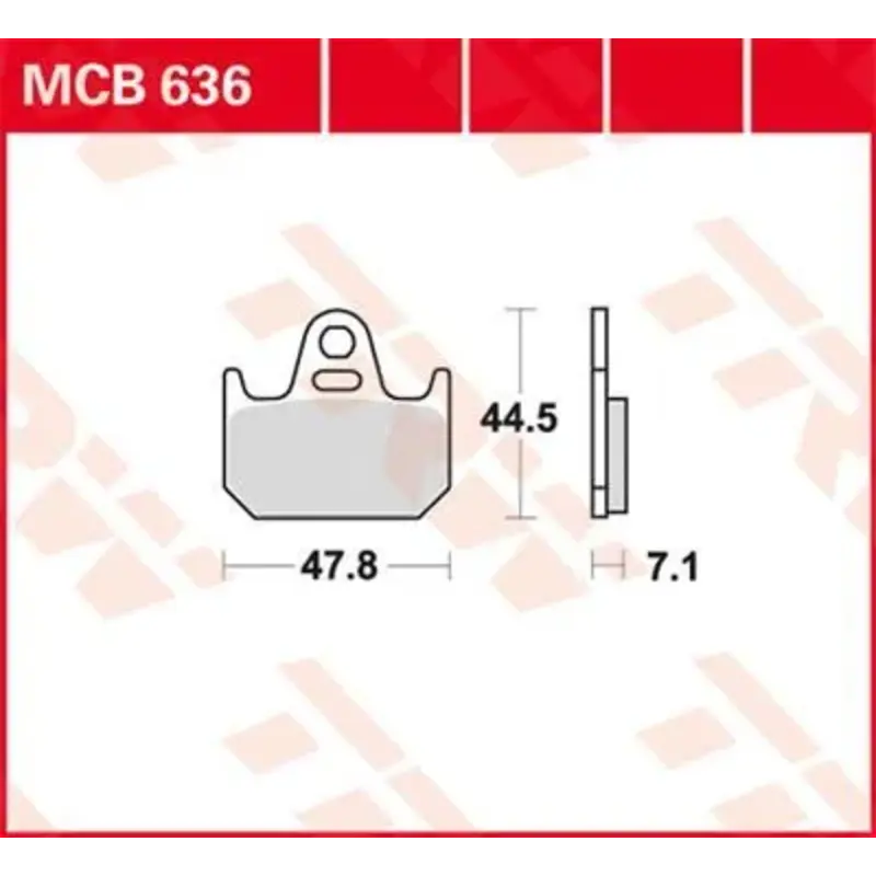 BRAKE PAD ALLROUND ORGANIC