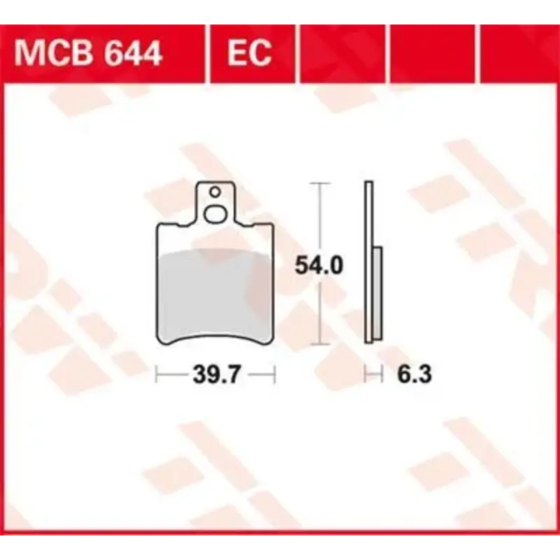 BRAKE PAD EC-ORGANIC