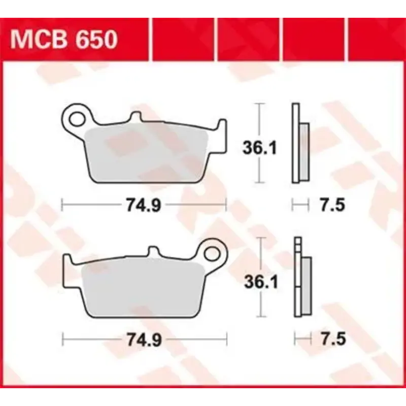 BRAKE PAD ALLROUND ORGANIC