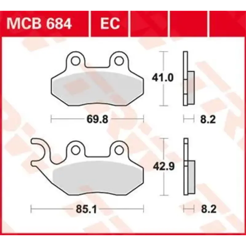 BRAKE PAD EC-ORGANIC
