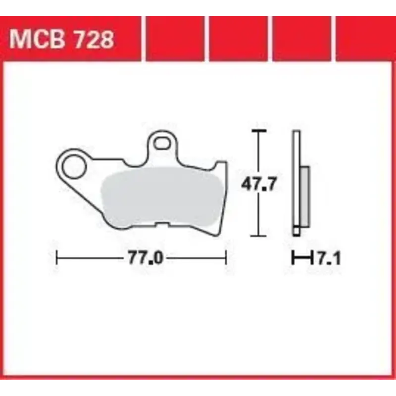 BRAKE PAD ALLROUND ORGANIC STANDARD