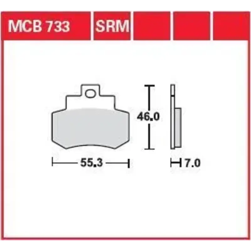 BRAKE PAD ALLROUND ORGANIC STANDARD