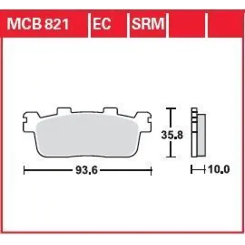 BRAKE PAD EC-ORGANIC
