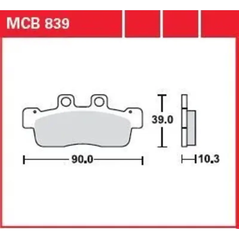 BRAKE PAD ALLROUND ORGANIC STANDARD