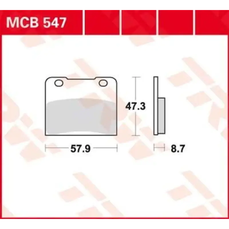 BRAKE PAD ALLROUND ORGANIC STANDARD