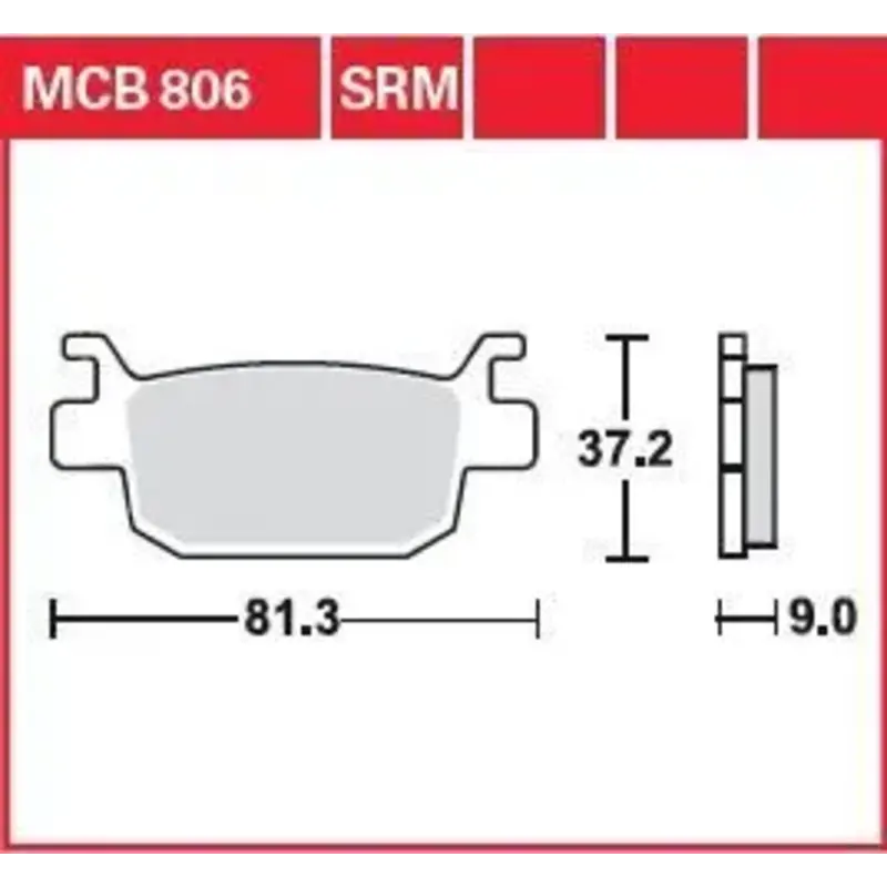 BRAKE PAD ALLROUND ORGANIC STANDARD