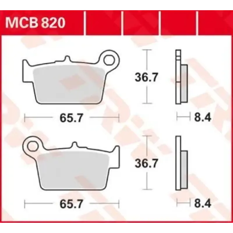 BRAKE PAD ALLROUND ORGANIC STANDARD