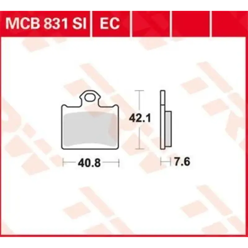BRAKE PAD EC-ORGANIC OFFROAD