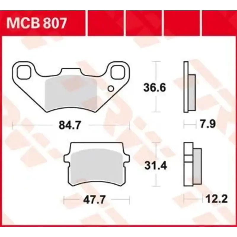 BRAKE PAD ALLROUND ORGANIC STANDARD