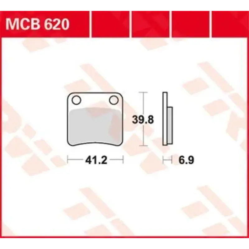 BRAKE PAD ALLROUND ORGANIC STANDARD