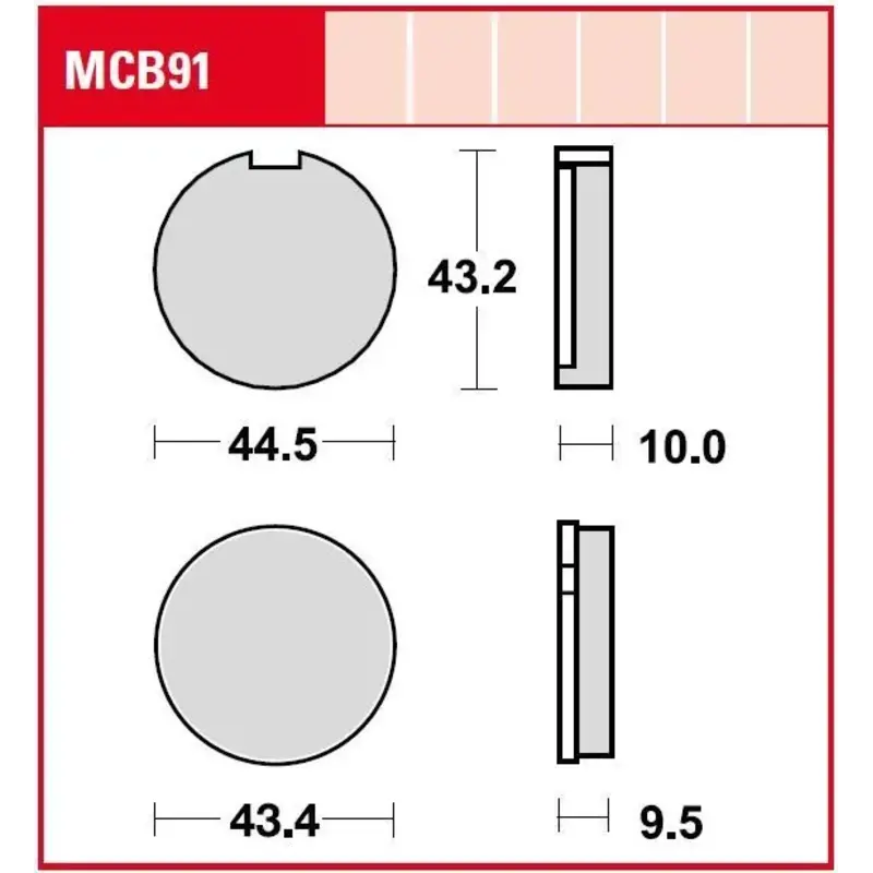BRAKE PAD ALLROUND ORGANIC STANDARD