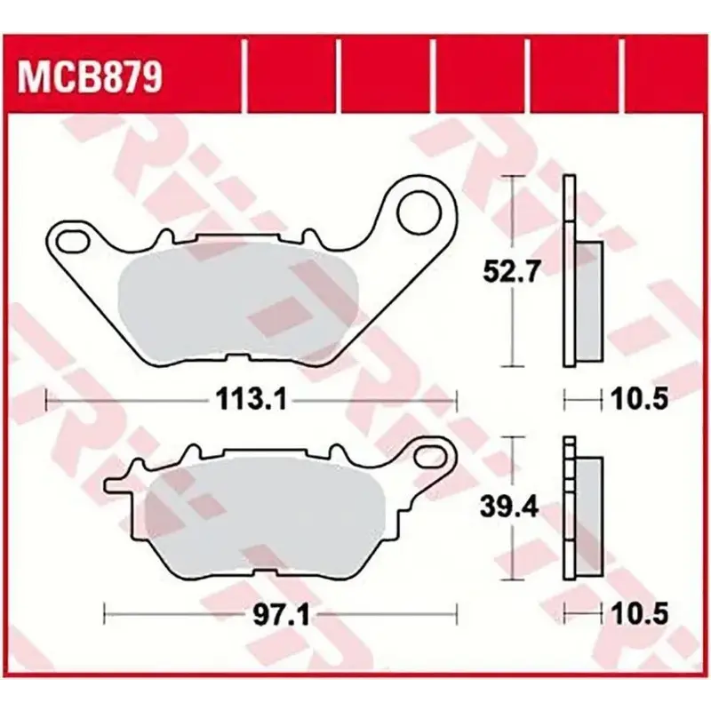 BRAKE PAD ALLROUND ORGANIC STANDARD