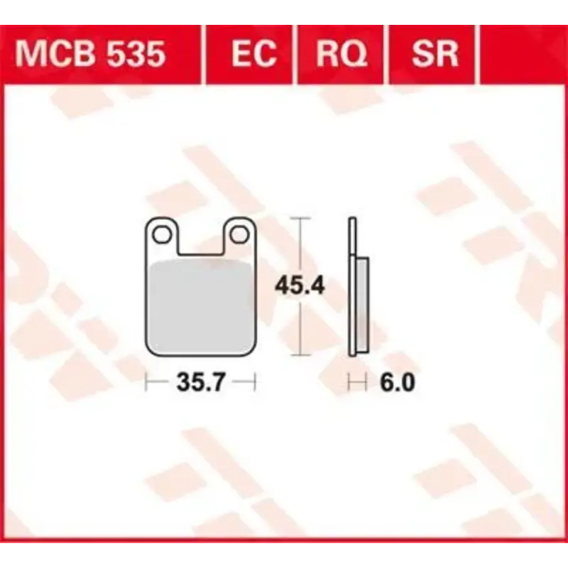 BRAKE PAD RQ ORGANIC SPORT