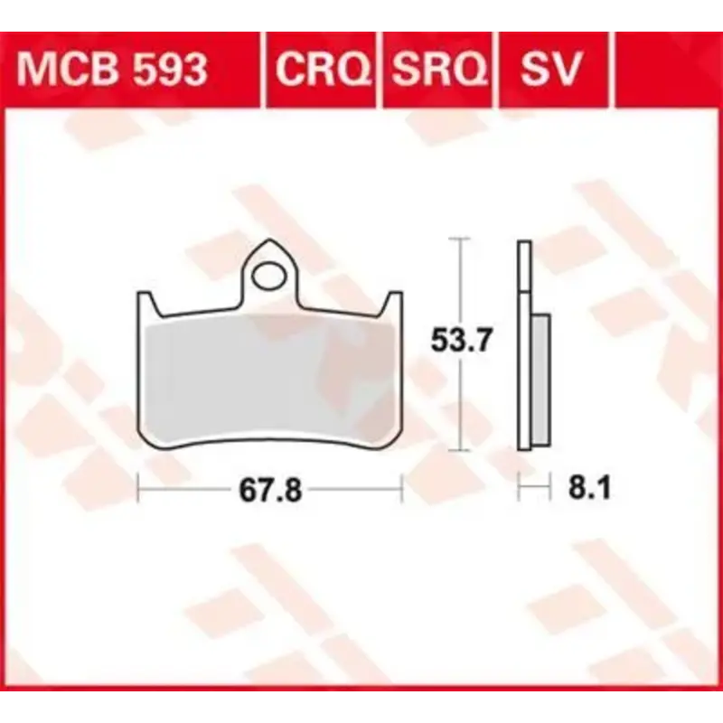 BRAKE PAD SV SINTER PERFORMANCE