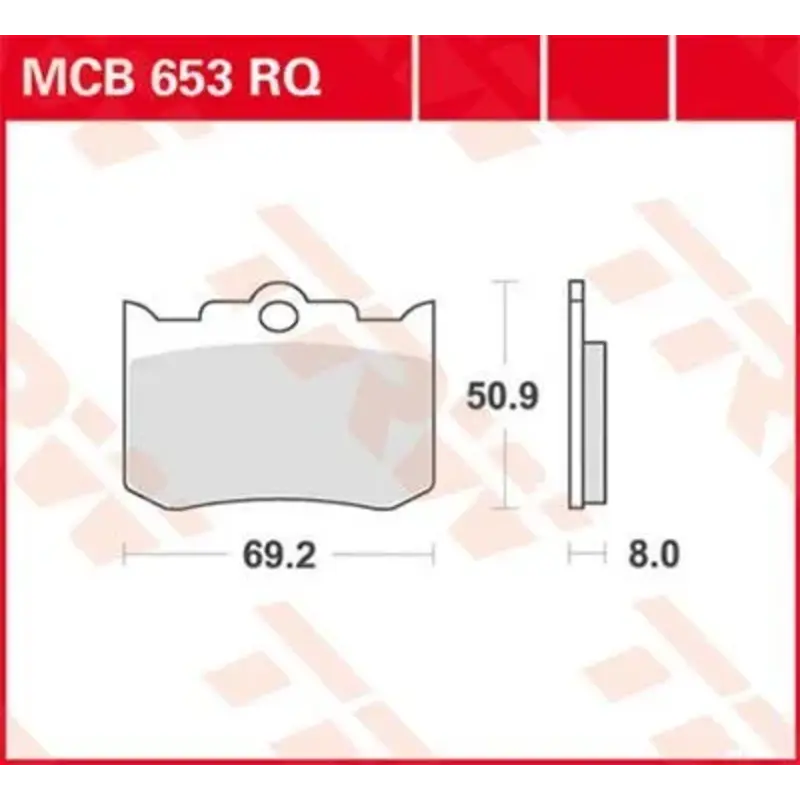 BRAKE PAD RQ ORGANIC SPORT
