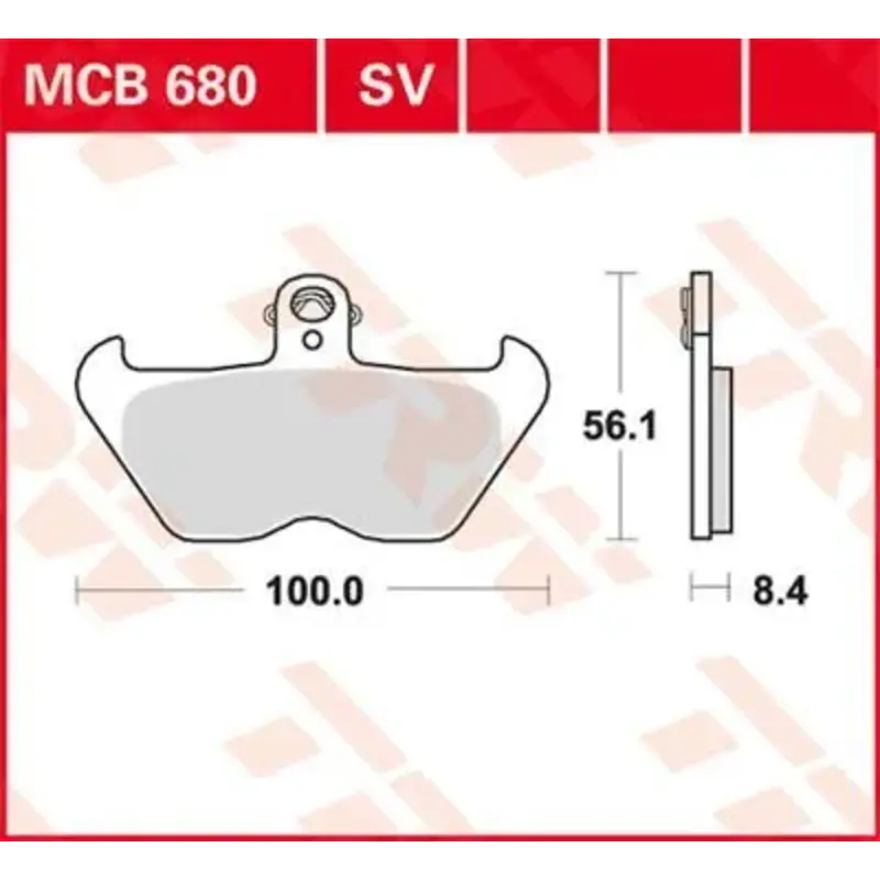 BRAKE PAD SV SINTER PERFORMANCE STREET