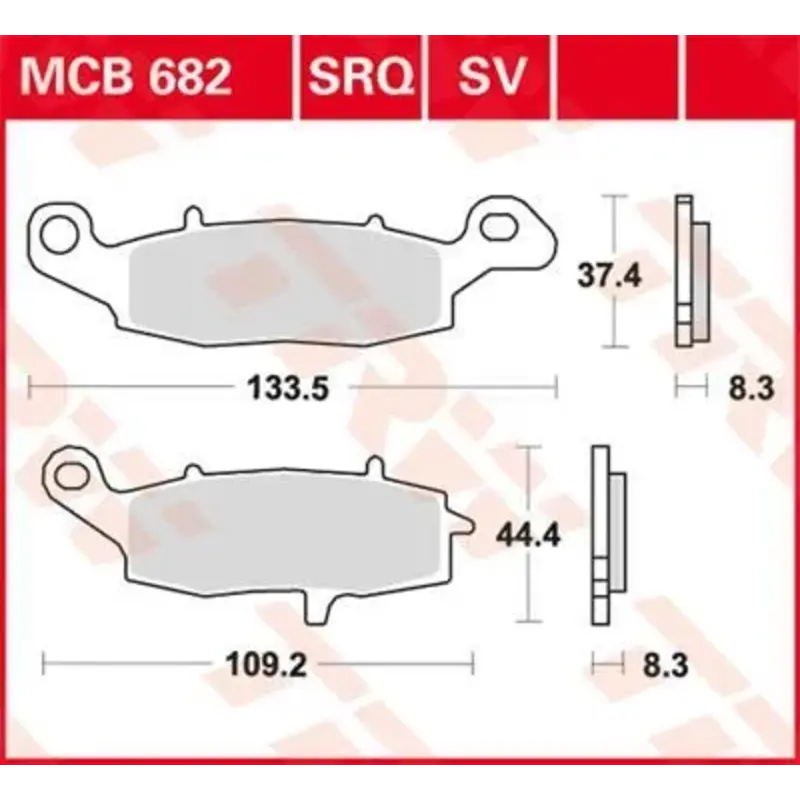 BRAKE PAD SV SINTER PERFORMANCE STREET