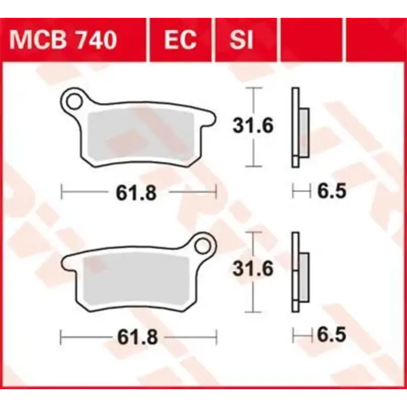 BRAKE PAD SI SINTER OFFROAD