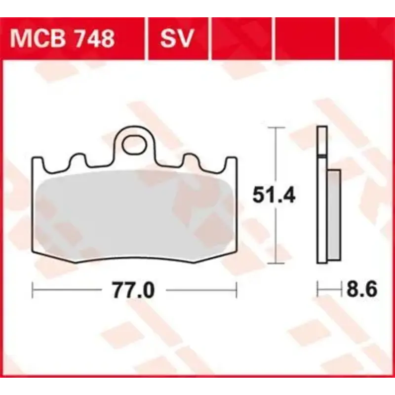 BRAKE PAD SV SINTER PERFORMANCE STREET
