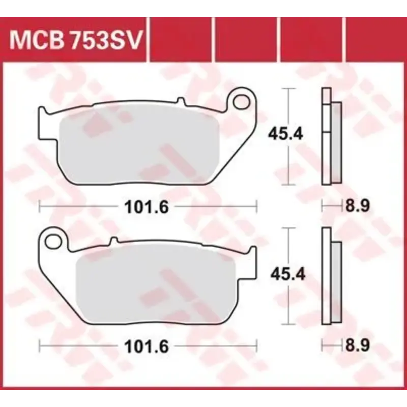BRAKE PAD SV SINTER PERFORMANCE STREET