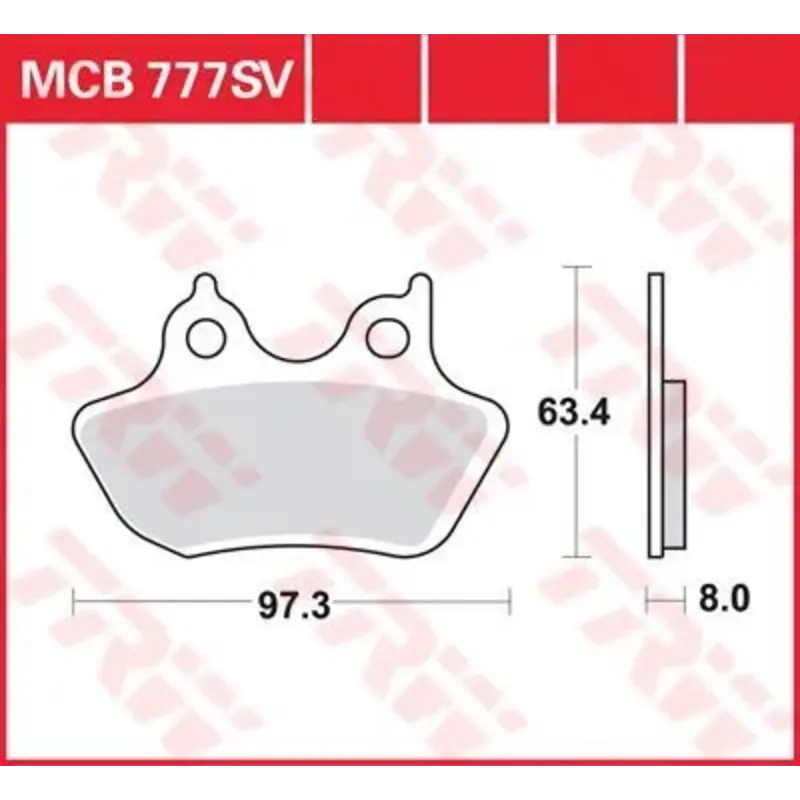 BRAKE PAD SV SINTER PERFORMANCE STREET