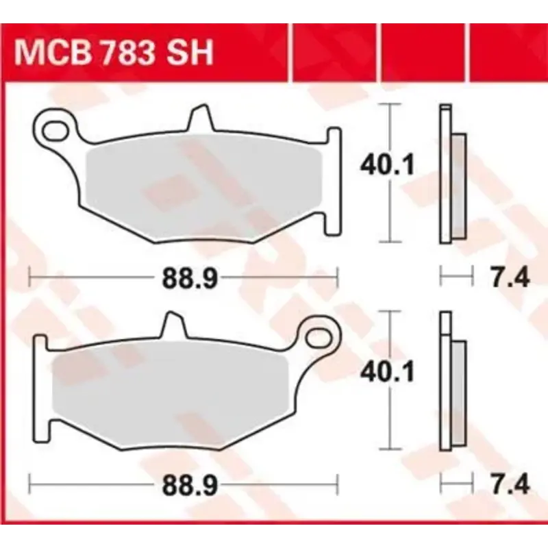BRAKE PAD SH SINTER PERFORMANCE STREET & ROAD TRACKS