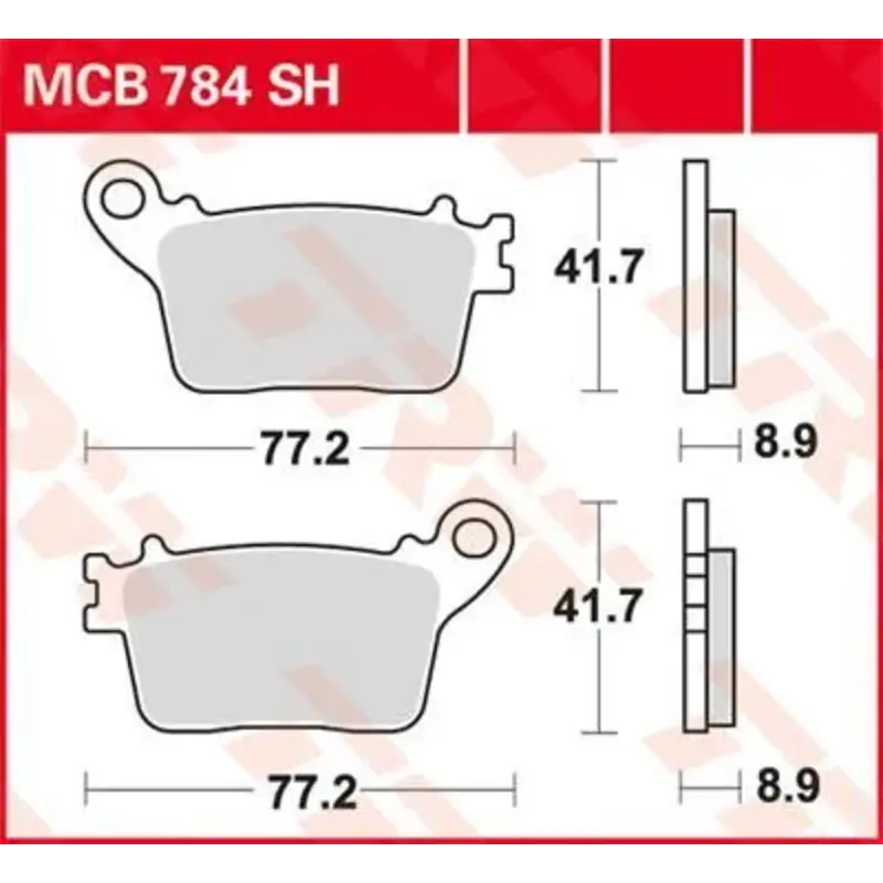BRAKE PAD SH SINTER PERFORMANCE STREET & ROAD TRACKS