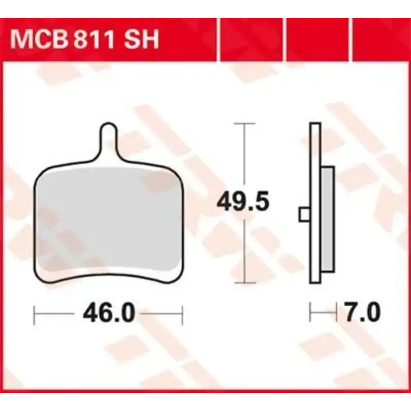BRAKE PAD SH SINTER PERFORMANCE STREET & ROAD TRACKS
