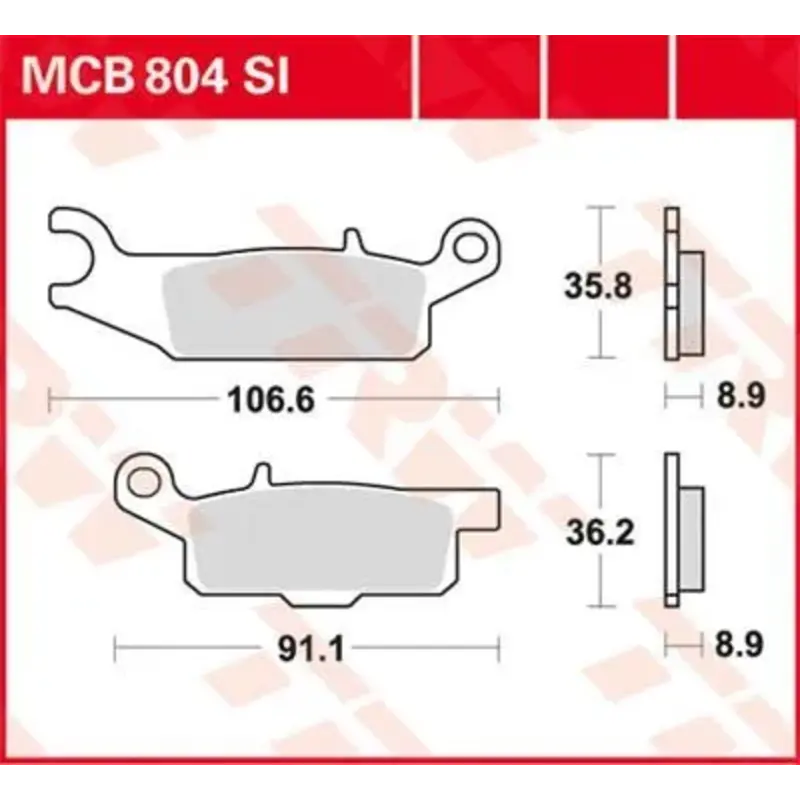 BRAKE PAD SI SINTER OFFROAD