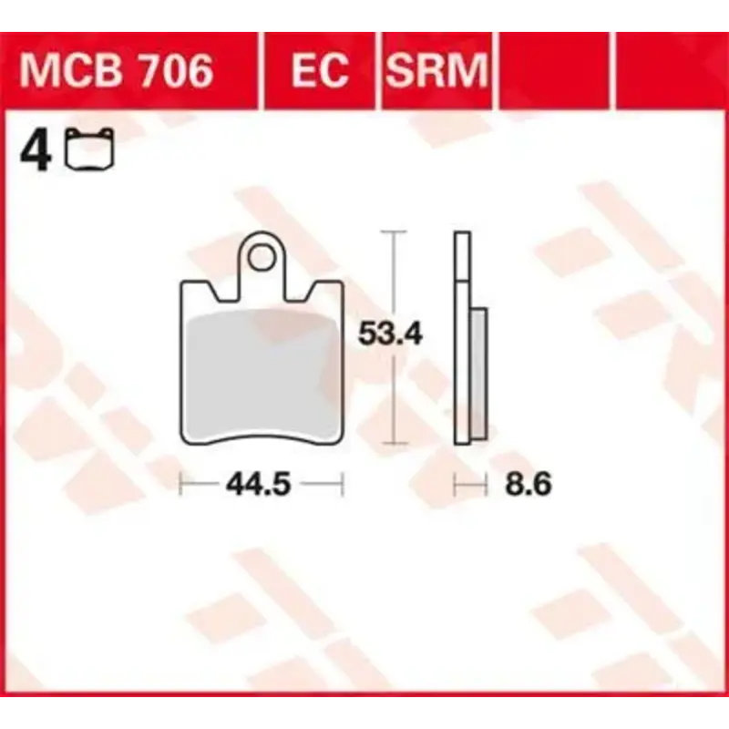 BRAKE PAD SV SINTER PERFORMANCE STREET