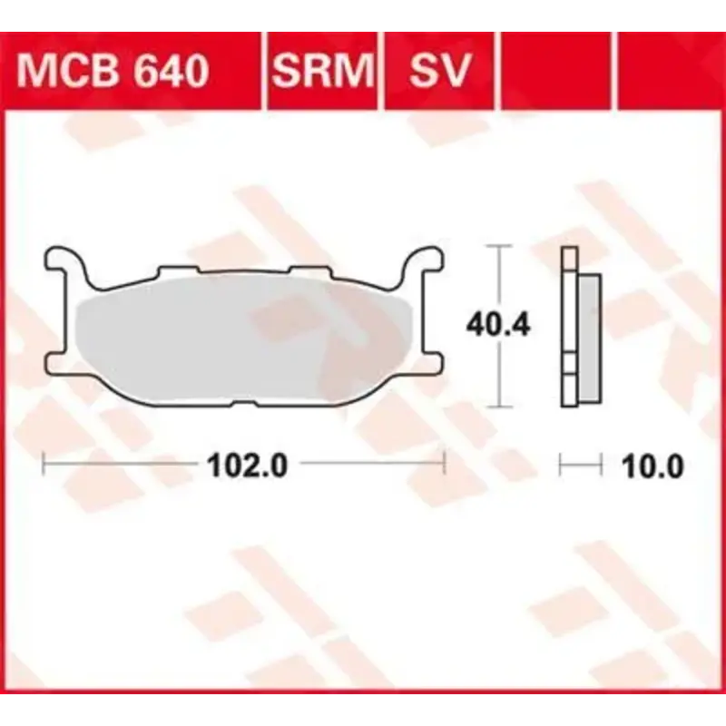 BRAKE PAD SRM SINTER SCOOTER  125